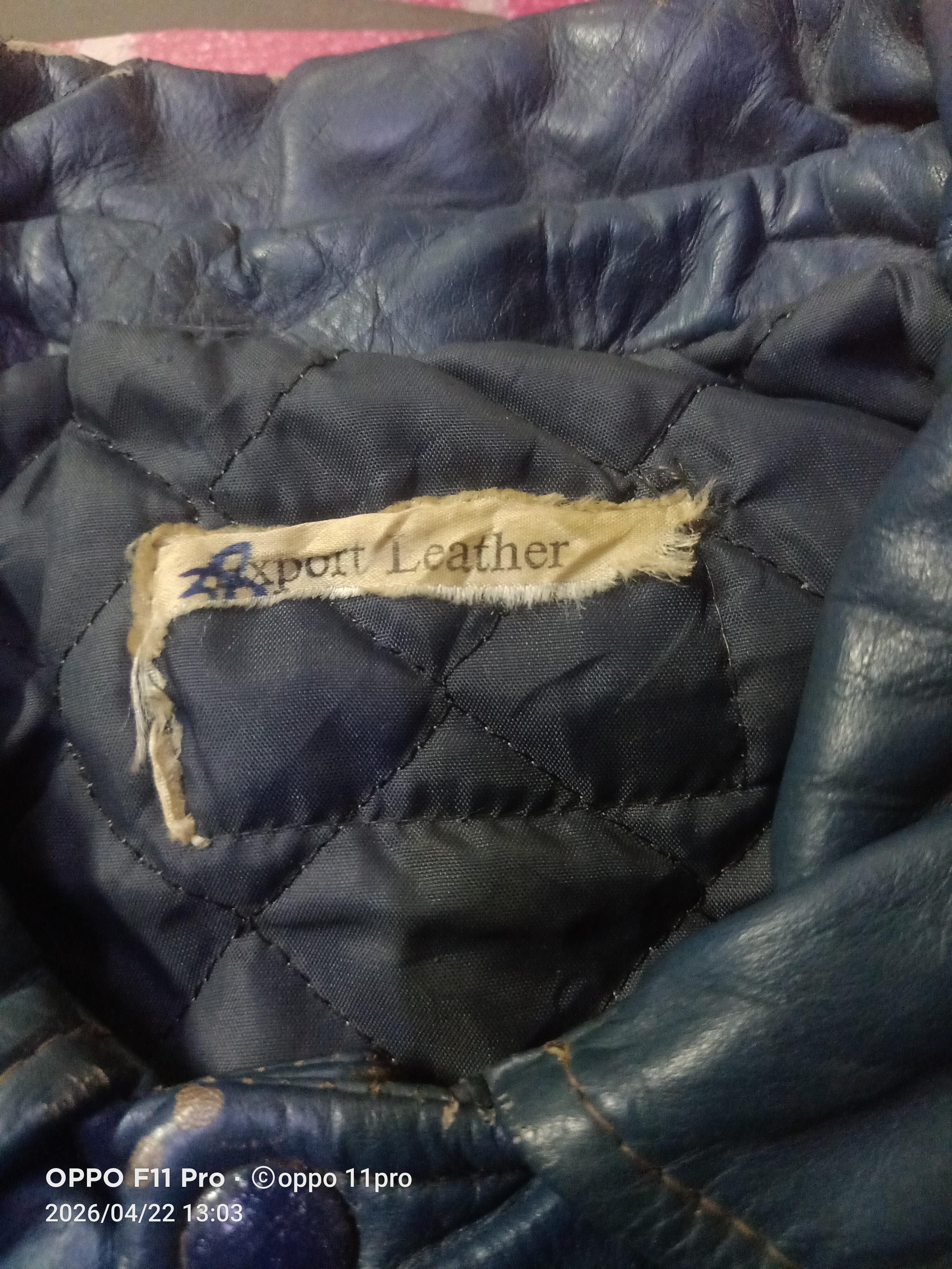 Genuine Leather 💥Vintage 60S Universiti Of Toronto Leathers EmbroideryMen💥 Size US M / EU 48-50 / 2 - 5 Thumbnail