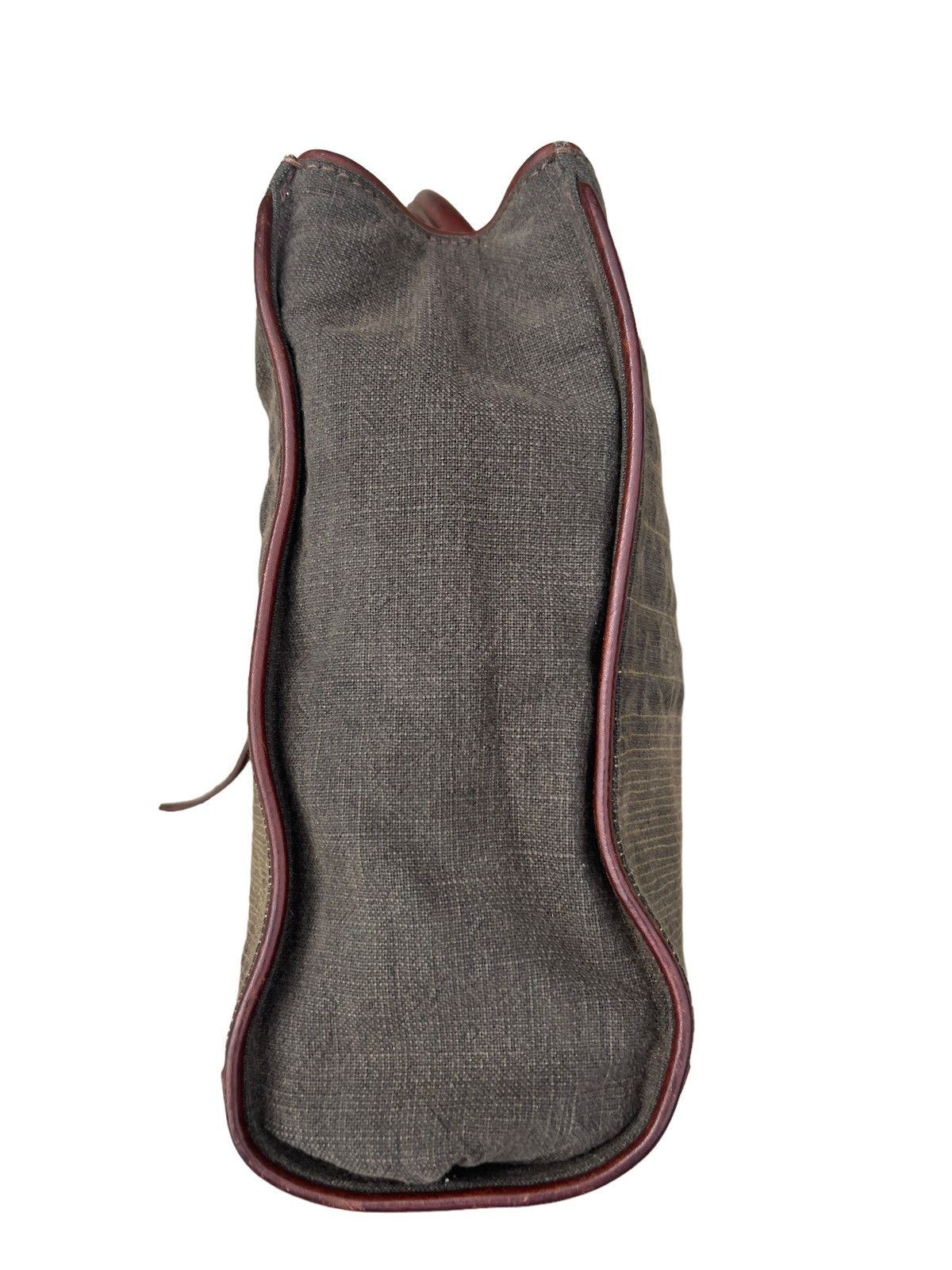 Leather Genten Japan Hybrid Canvas Leather Bag Size ONE SIZE - 3 Thumbnail