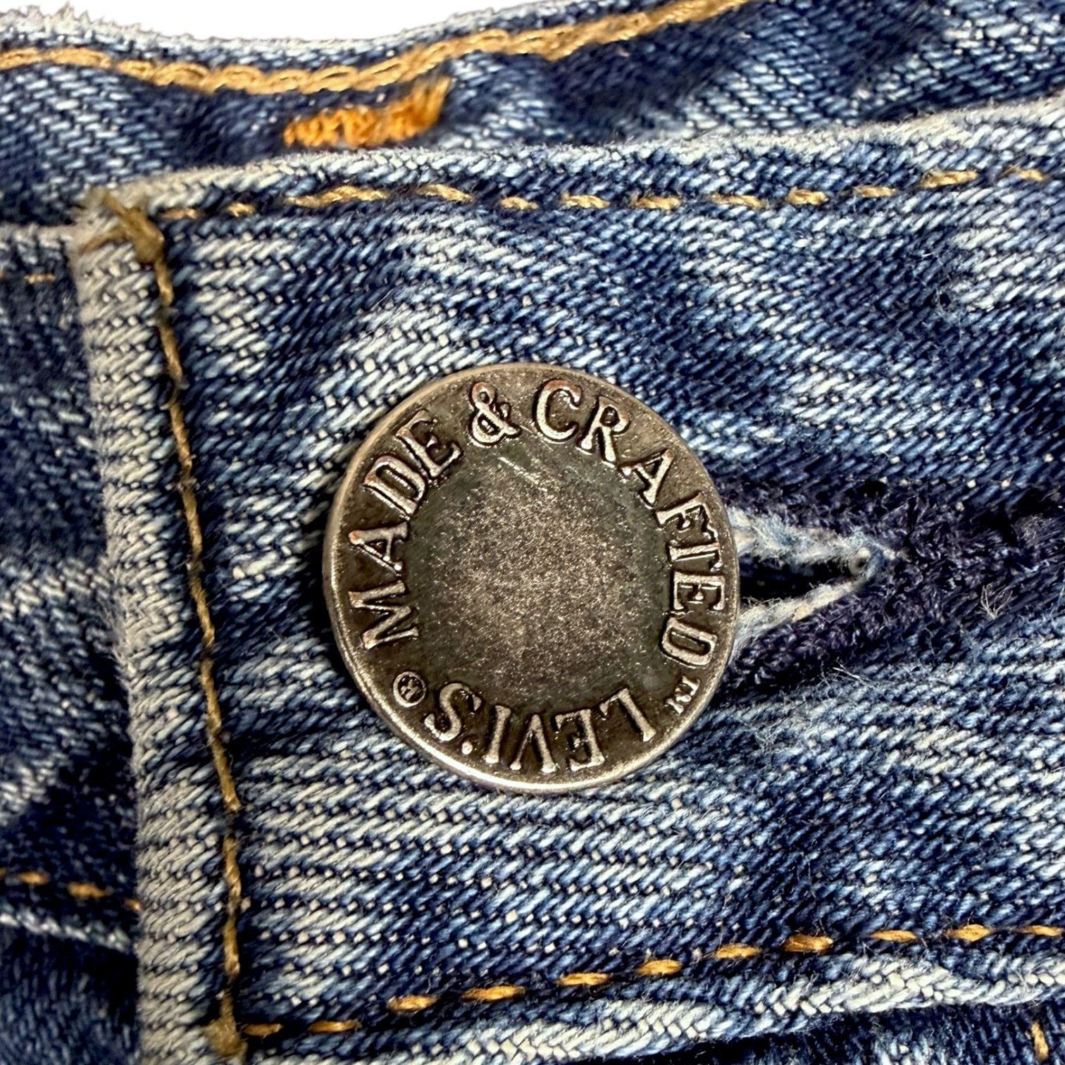 Levi's Men's Levi's Made & Crafted Cropped Distressed Jeans 33x29 Size US 33 - 7 Thumbnail