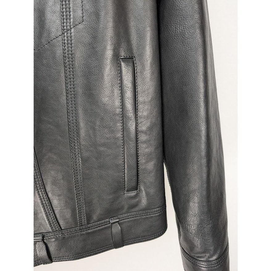 Louis Vuitton o1rshd1 Chain Leather Trucker Jacket in Black Size US M / EU 48-50 / 2 - 5 Thumbnail