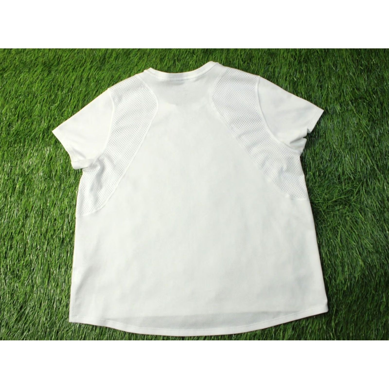 Nike Nike Dri-FIT Running Shirt Women XL White Jersey Short Sleeve Training 2018 Size XL / US 12-14 / IT 48-50 - 8 Thumbnail