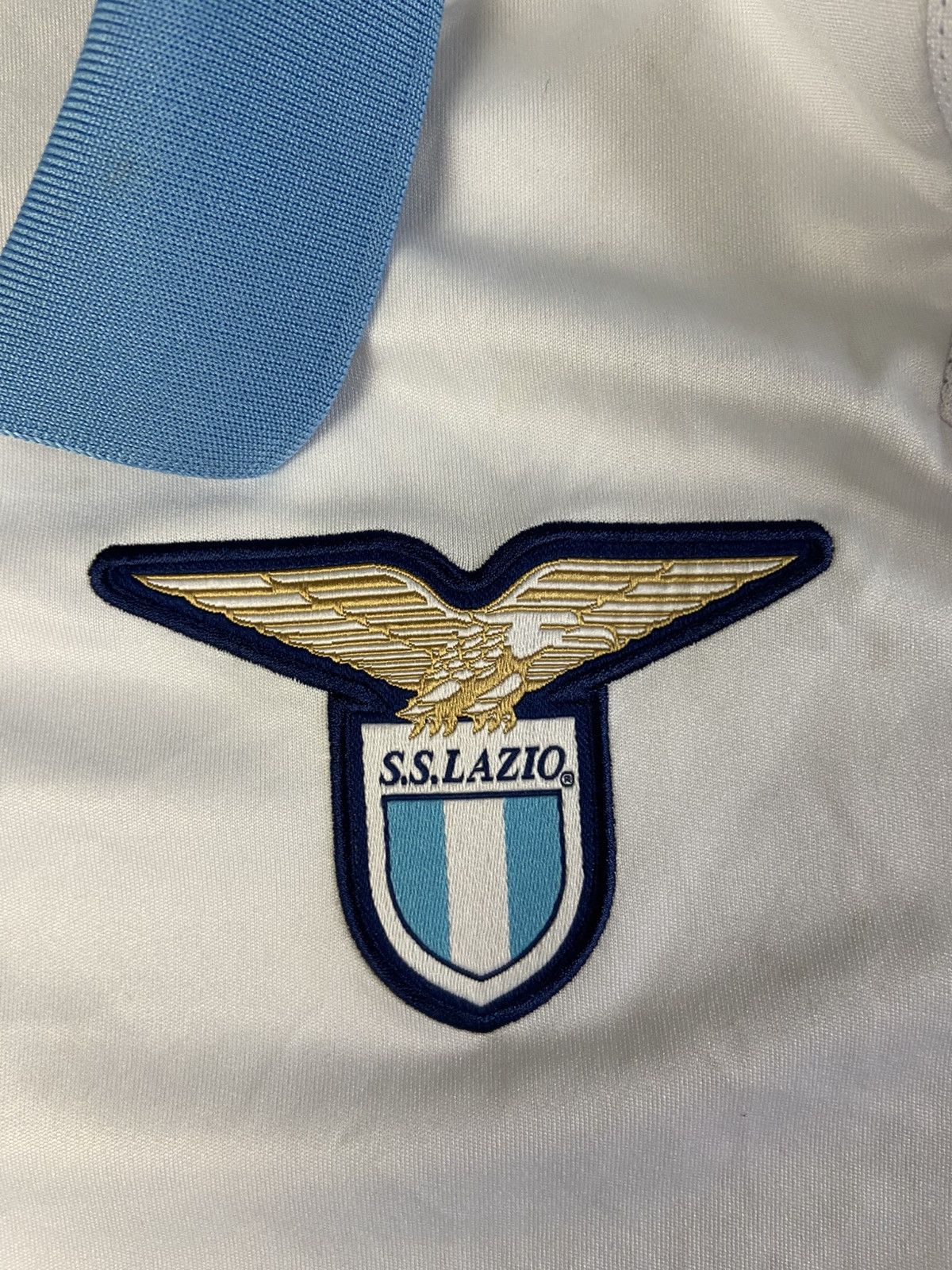 Macron Macron Lazio 2018-2019 Home Football Shirt Size US M / EU 48-50 / 2 - 7 Thumbnail