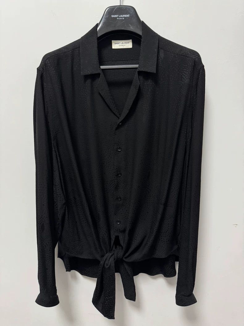 Saint Laurent Paris Saint Laurent Paris 20ss show silk baby's breath polka-dot Size US XXS / EU 40 - 2 Thumbnail