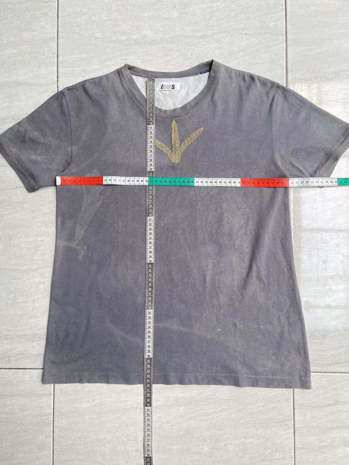 Issey Miyake IS ISSEY MIYAKE Grey T-shirt Size US S / EU 44-46 / 1 - 2 Thumbnail