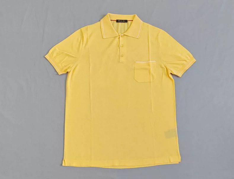 Loro Piana LORO PIANA Men's knit polo shirt short sleeves Size US M / EU 48-50 / 2 - 1 Thumbnail