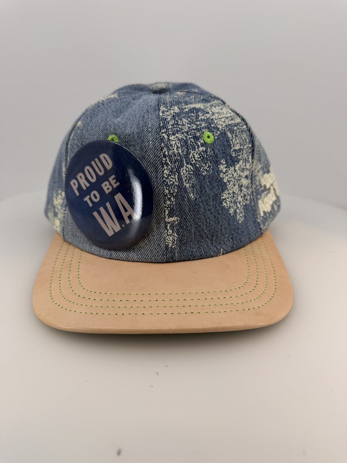 Better With Age Better With Age Teresa Deconstructed Denim Hat Size ONE SIZE - 1 Thumbnail