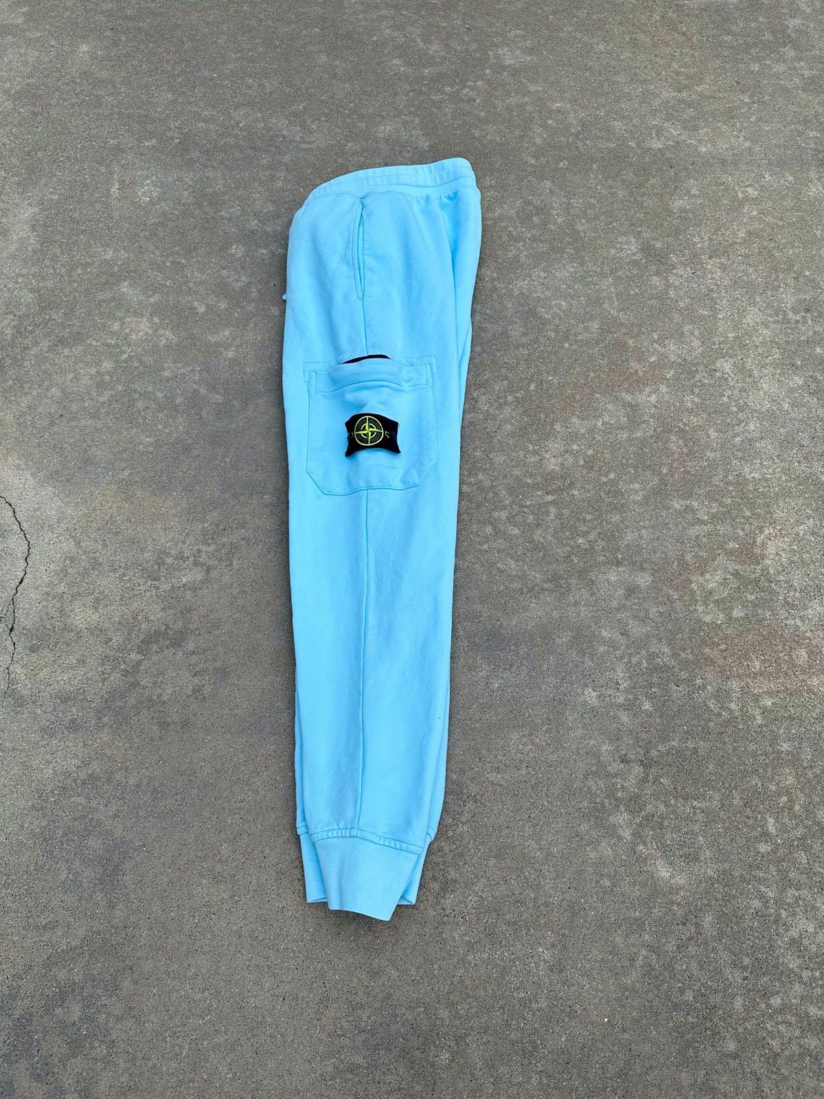 Stone Island × Vintage Stone Island Sweatpants Joggers Patch Logo L Size US 33 - 3 Thumbnail