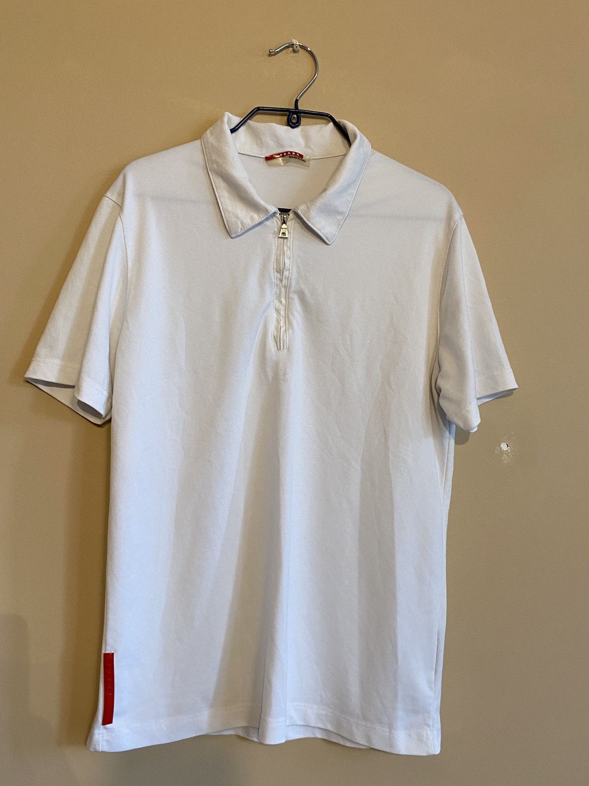 Prada Prada Polo Red Tab Vintage Size US M / EU 48-50 / 2 - 1 Thumbnail