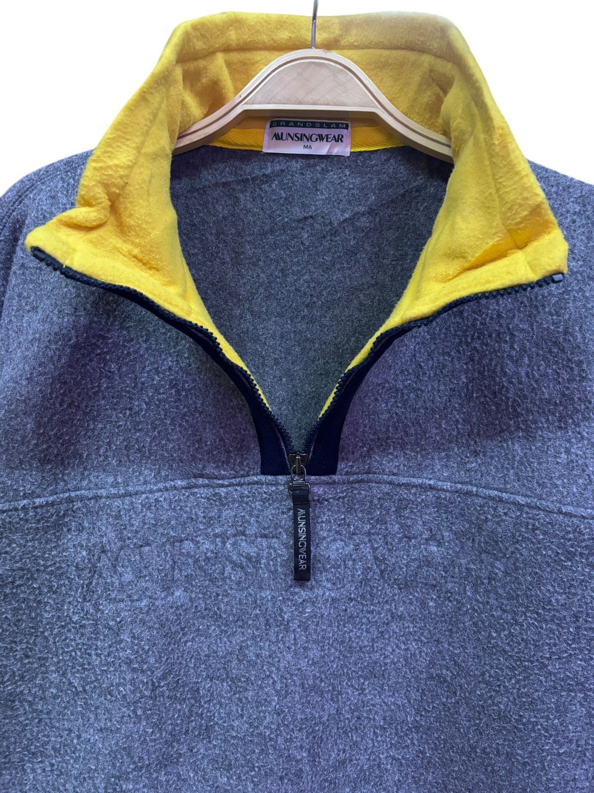 Vintage 90s Vtg Munsingwear Half Zipper Fleece Sweatshirts Size US M / EU 48-50 / 2 - 4 Thumbnail