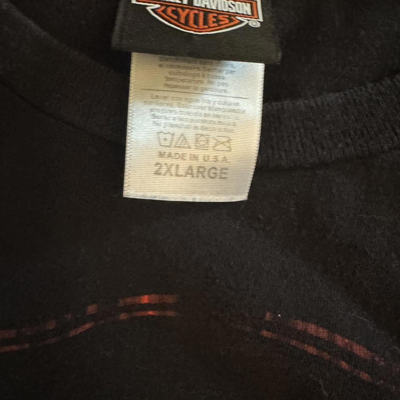 Harley Davidson Harley Davidson Men's Black Tshirt 2XL flame design Size US XXL / EU 58 / 5 - 3 Thumbnail