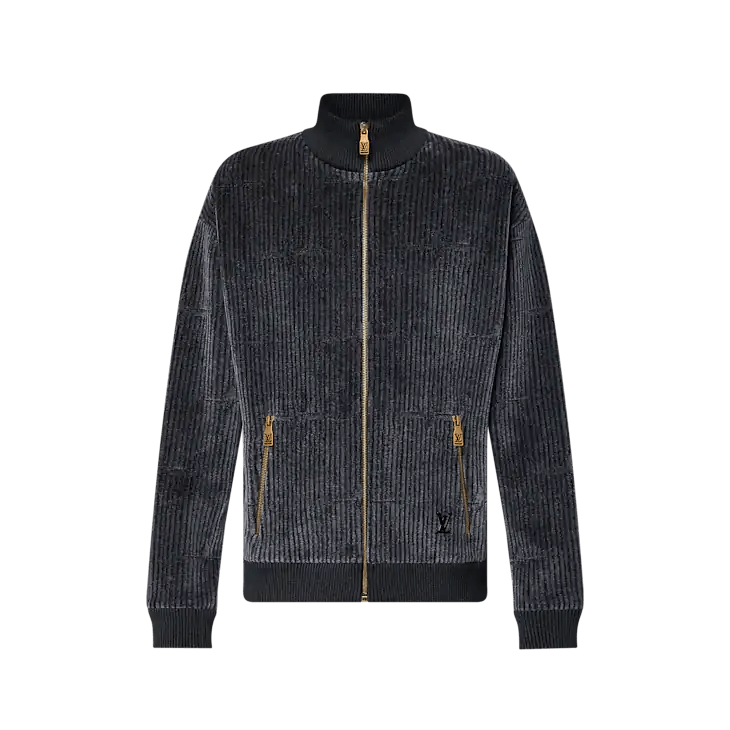Louis Vuitton LV x Park Seo-Bo Cotton Velvet Tracktop Size US XL / EU 56 / 4 - 1 Thumbnail