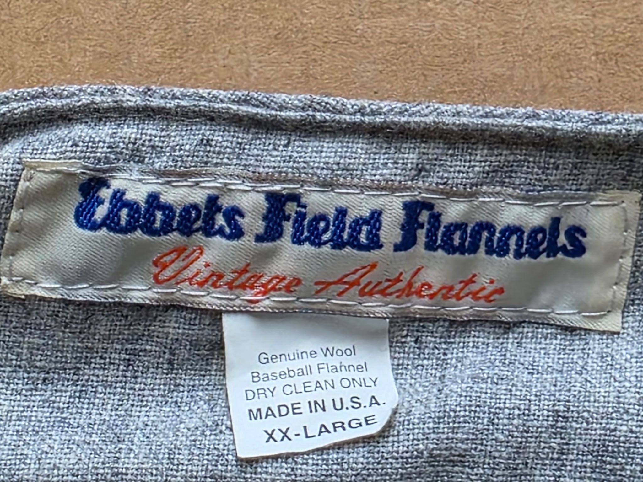 Ebbets Field Flannels Birmingham Black Barons 1948 Authentic Wool Road Jersey -New Size US XXL / EU 58 / 5 - 4 Thumbnail