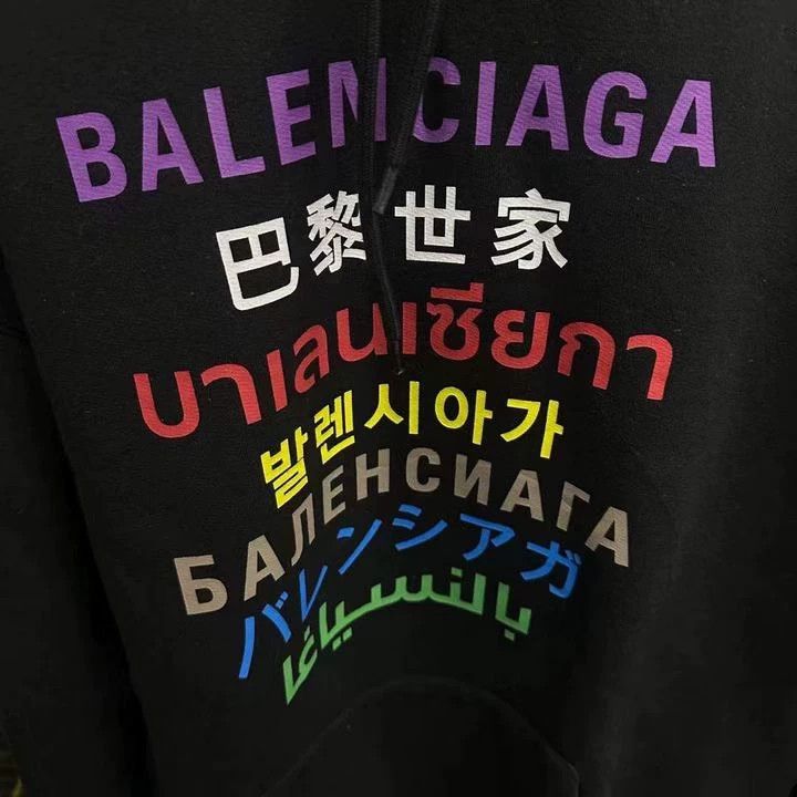 Balenciaga Balenciaga Seven Languages Hoodie Size US XS / EU 42 / 0 - 3 Thumbnail