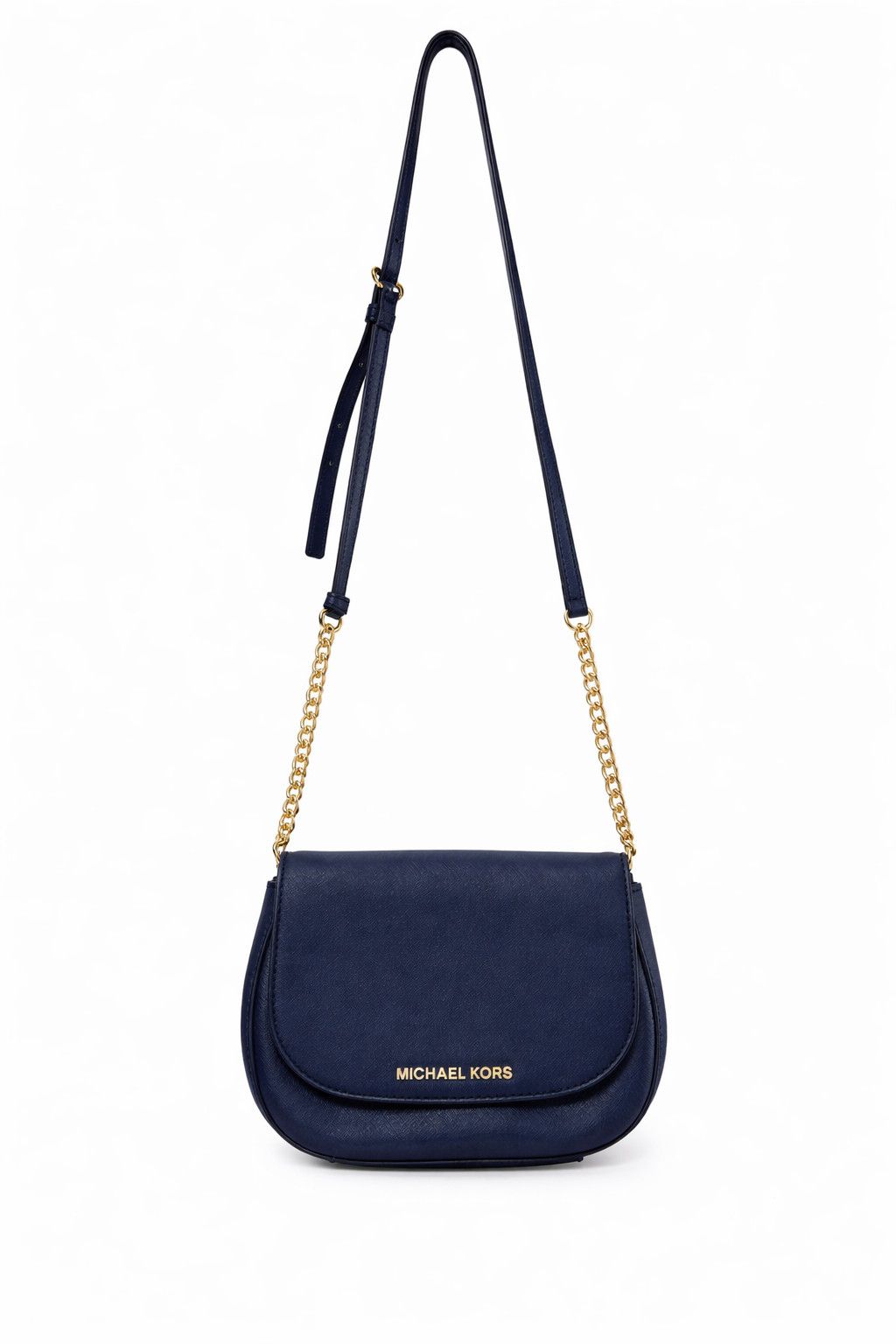 Michael Kors Michael Kors Jet Set Travel Navy Saffiano Crossbody Bag Size ONE SIZE - 3 Thumbnail