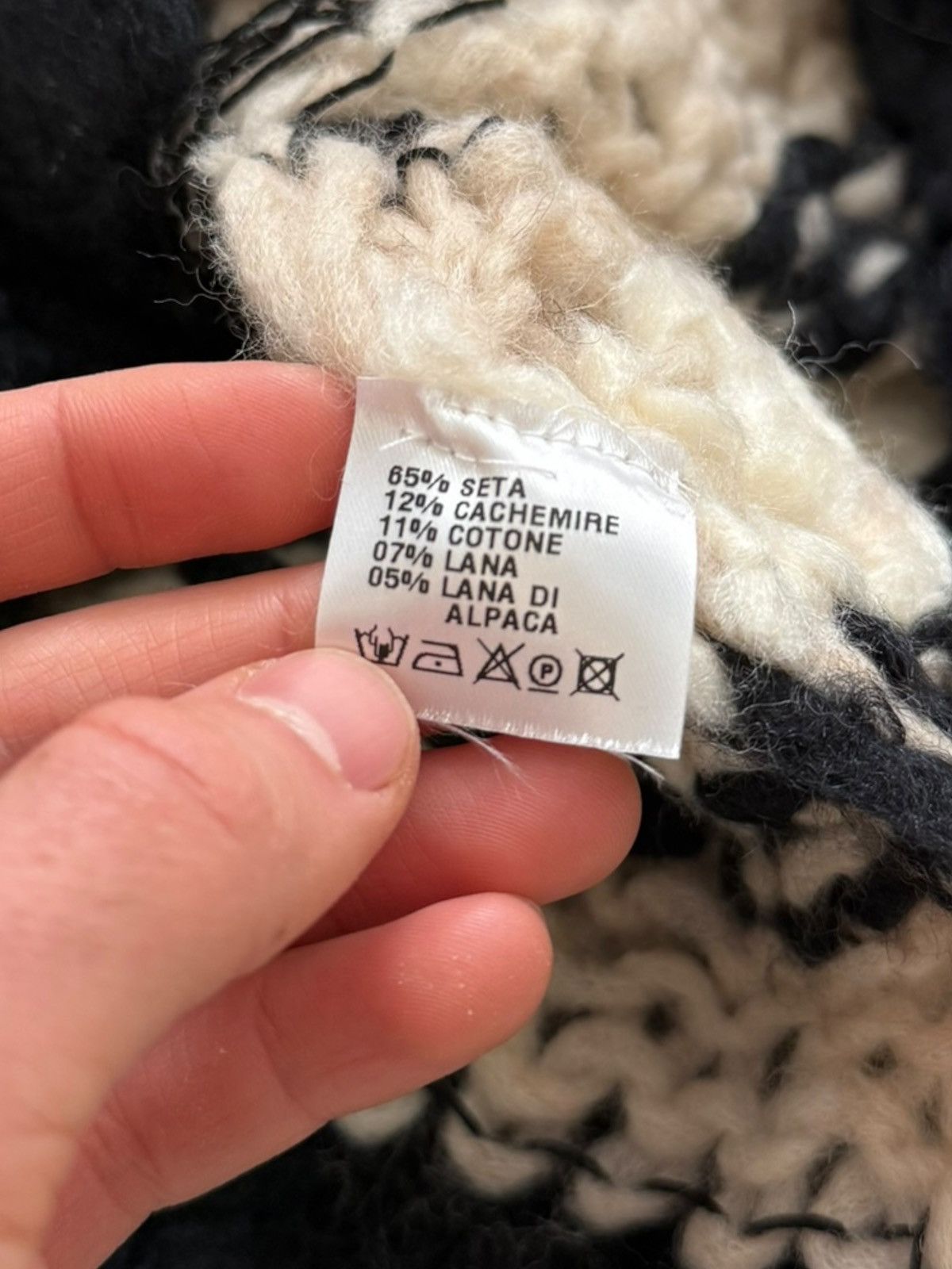 Maison Margiela Spider Web Punk Cashmere Silk Alpaca Knit Sweater Size US M / EU 48-50 / 2 - 21 Thumbnail
