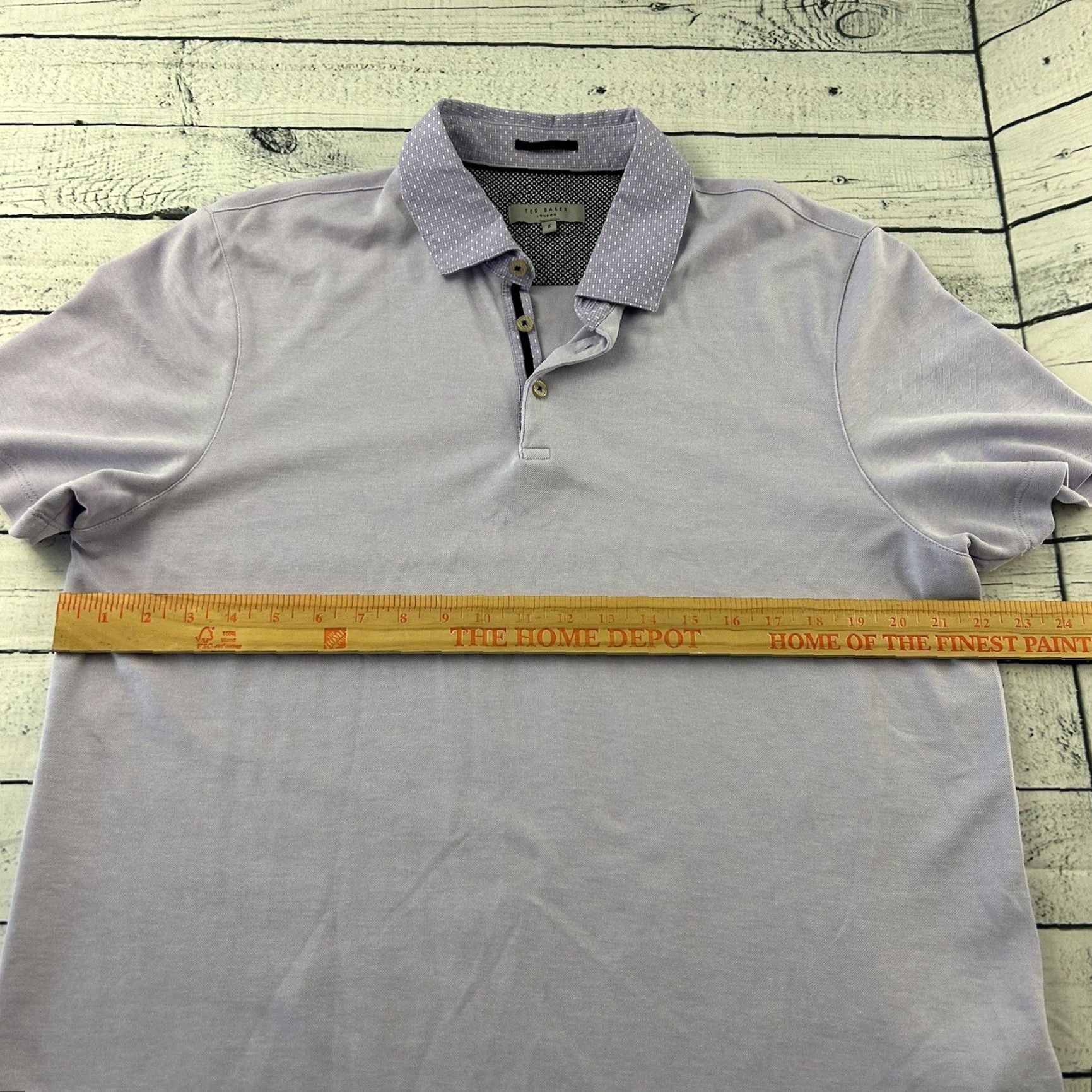 Ted Baker Ted Baker Short Sleeve Golf Polo Shirt Men's 5 Lilac Purple Nike Size US S / EU 44-46 / 1 - 4 Thumbnail