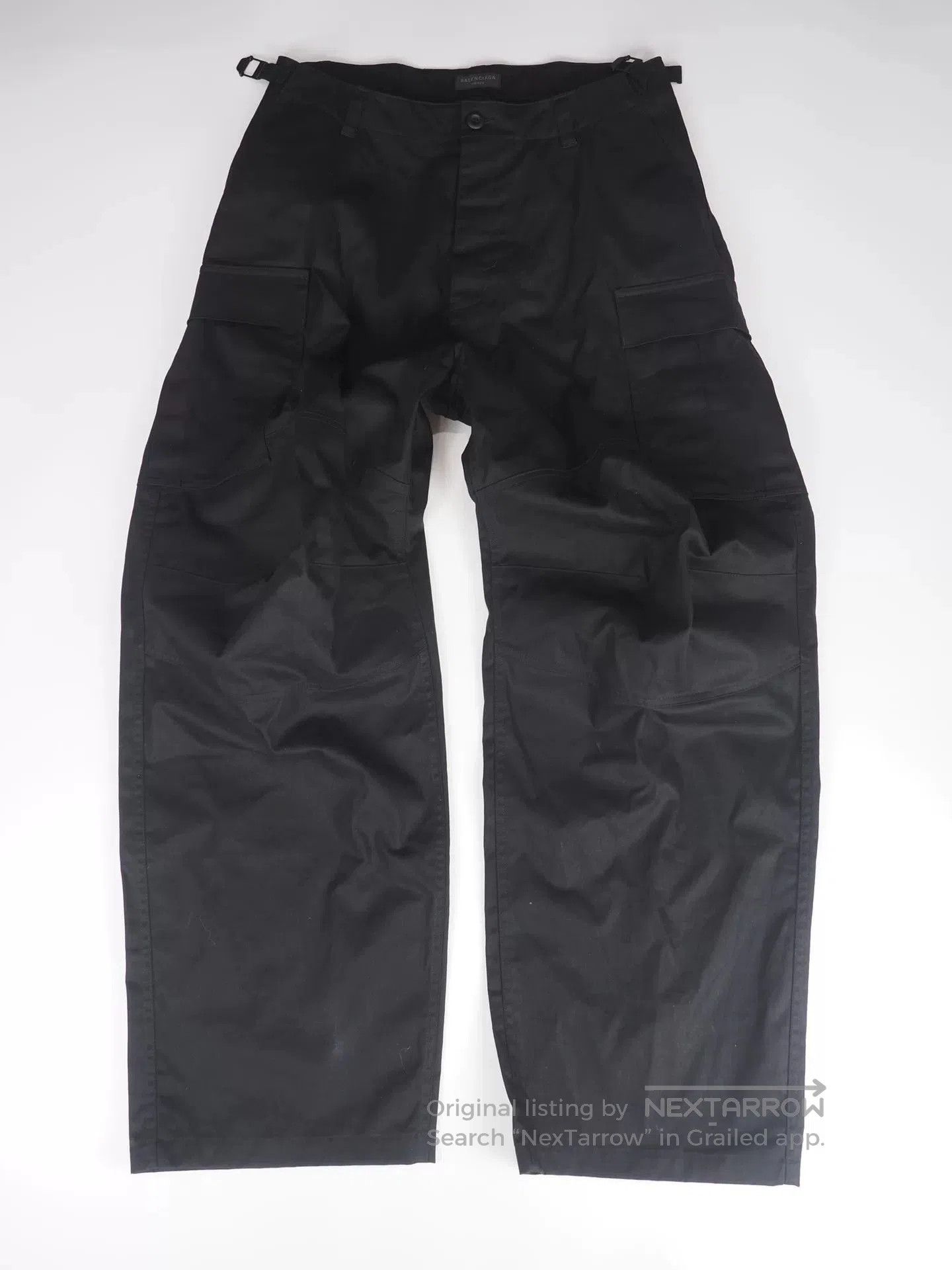 Balenciaga dolce&gabbana low-rise denim pants with ties. Size US 30 / EU 46 - 3 Thumbnail