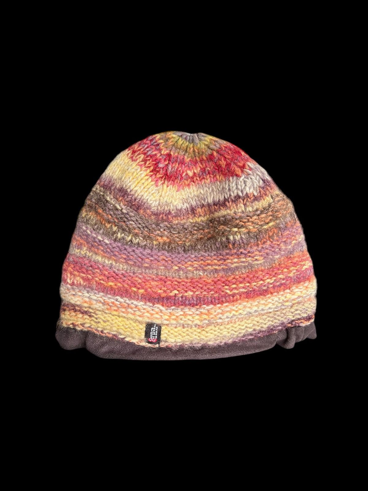 Japanese Brand × Kapital × Vintage Sherpa Crochet Knitted Beanie Hats hairy ☠️☠️ Size ONE SIZE - 1 Thumbnail