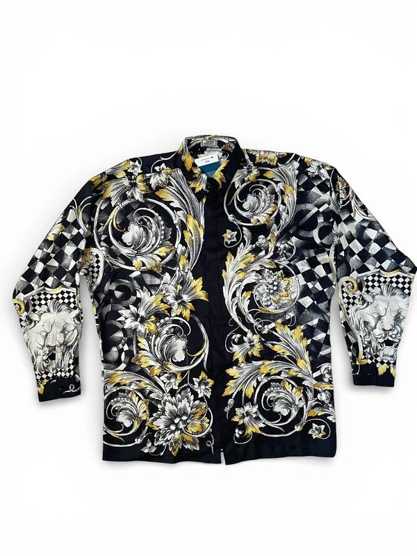 Versace Vintage Gianni Versace silk shirt, size XL, 1992 Size US XL / EU 56 / 4 - 1 Thumbnail