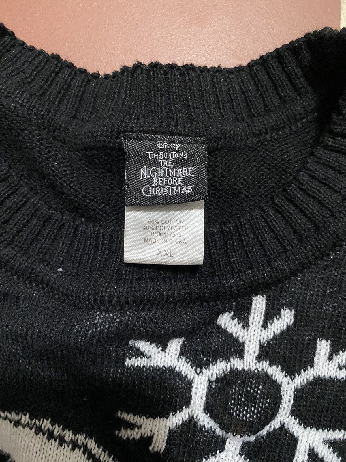 Disney Vintage Nightmare Before Christmas Light Up Sweater Y2K Size US XXL / EU 58 / 5 - 3 Thumbnail