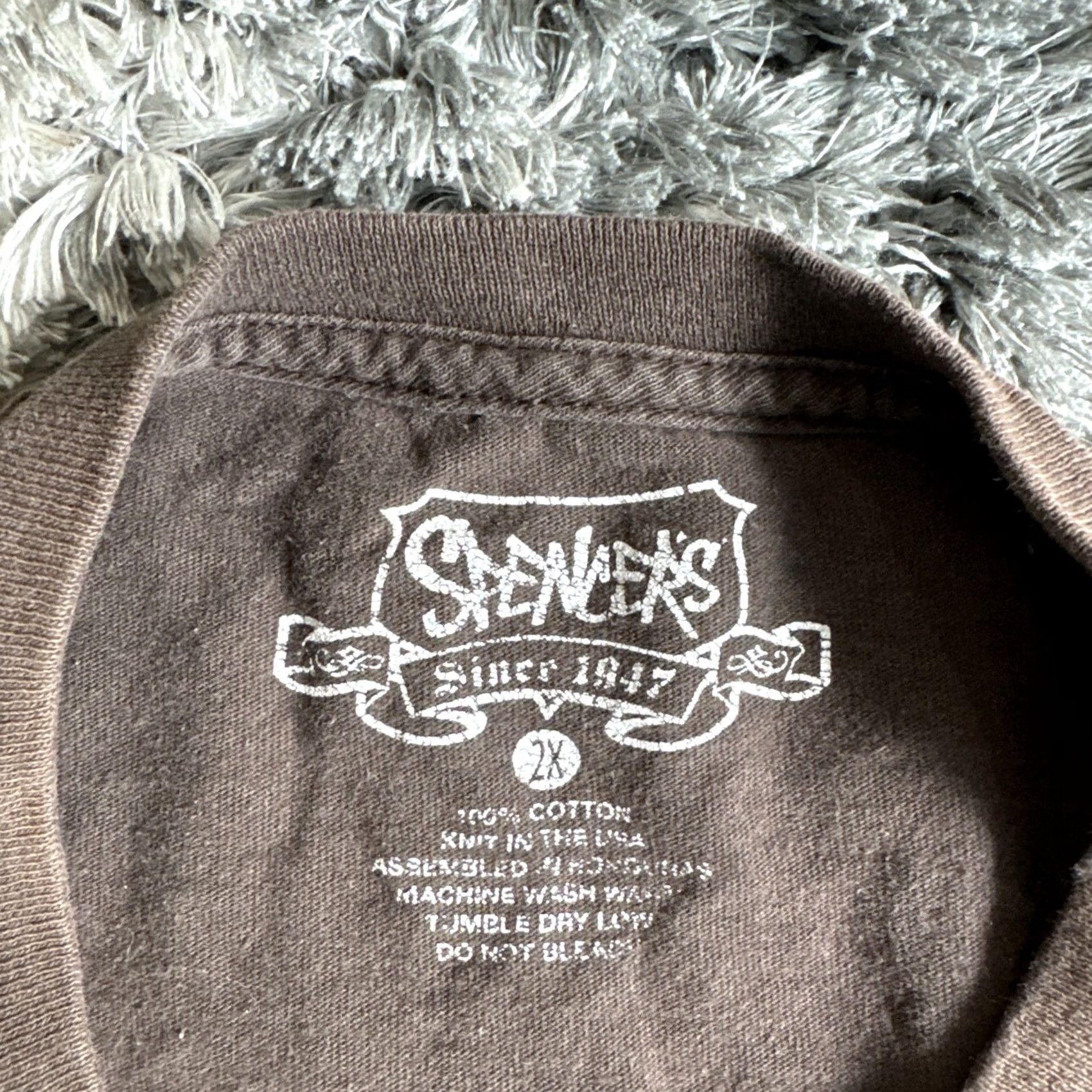 Vintage Vintage Spencer’S Mens Size 2X But Could I Bust a In Your Hole Brown Shirt Size US XXL / EU 58 / 5 - 3 Thumbnail