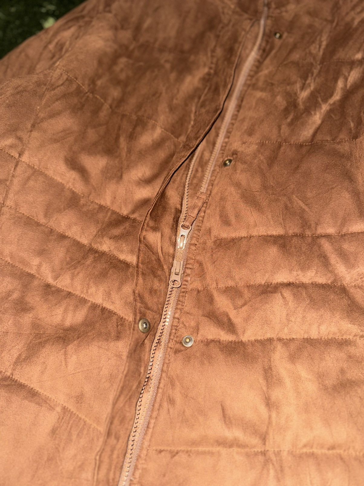 L.L. Bean [L] L.L.Bean Women’s Two-Way Fur Padded Coat Camel Size L / US 10 / IT 46 - 8 Thumbnail