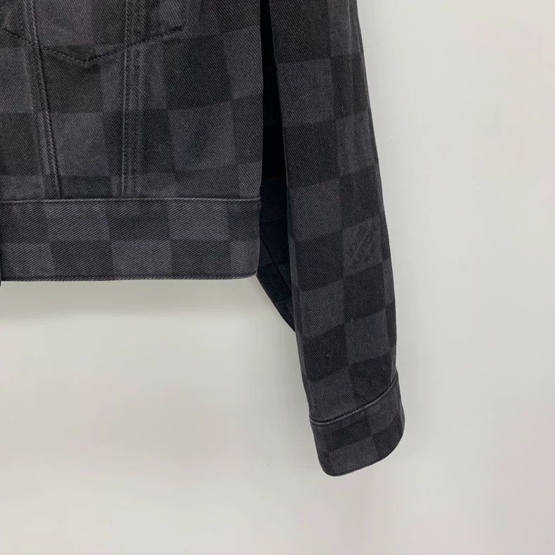 Louis Vuitton Louis Vuitton Black logo checkerboard jacket Size XS / US 0-2 / IT 36-38 - 4 Thumbnail