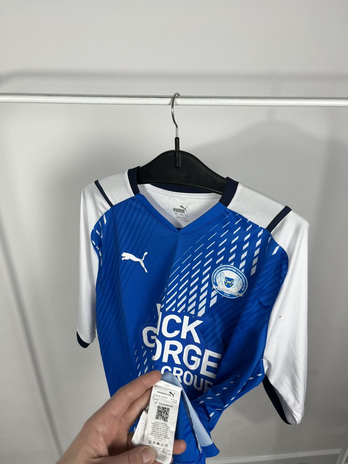 Puma Puma Peterborough United Football Jersey Blue White XXL Size US XXL / EU 58 / 5 - 11 Thumbnail