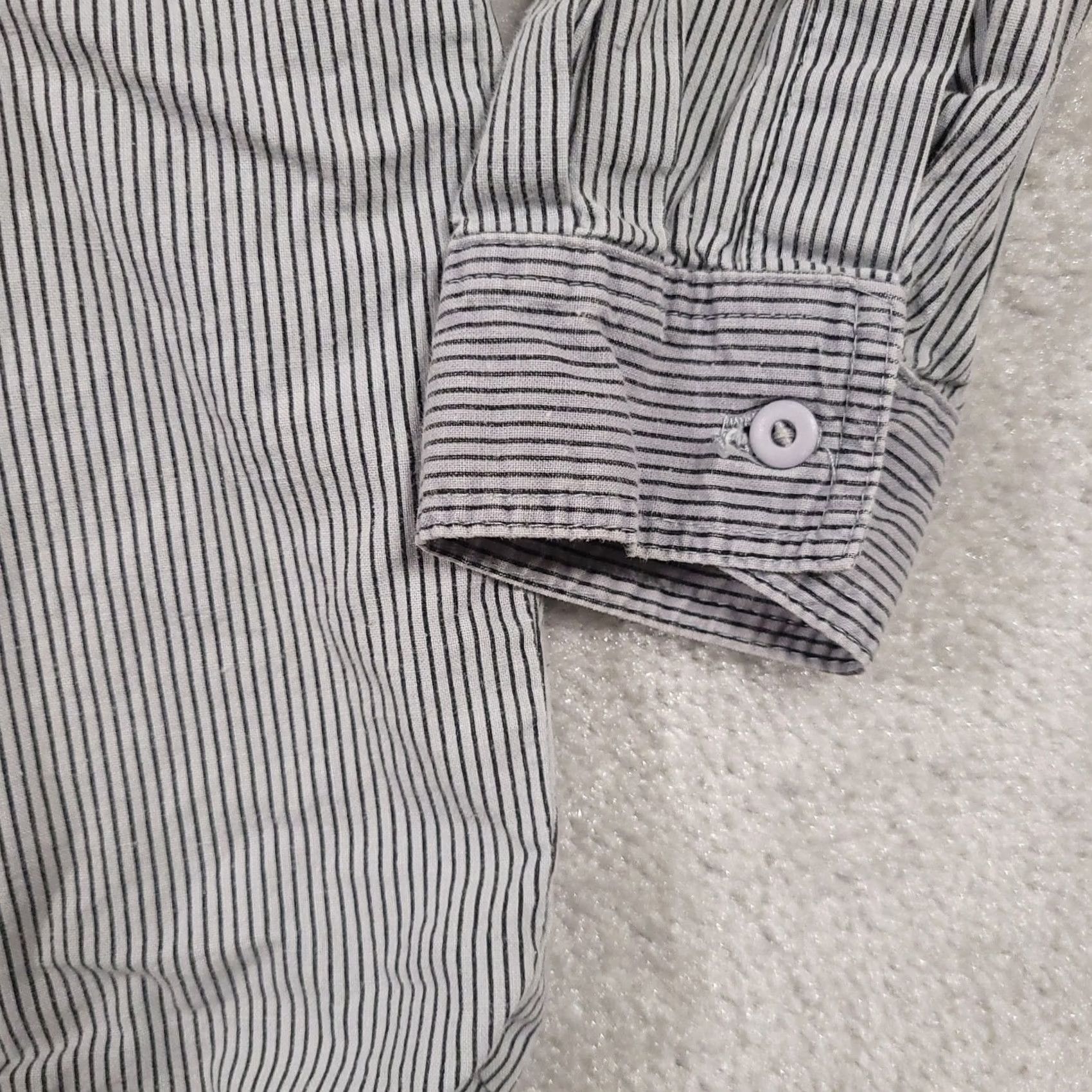 Vintage VINTAGE BB Sport Button Up Long Sleeve Shirt Mens M Blue Stripe Western Skater Size US M / EU 48-50 / 2 - 6 Thumbnail