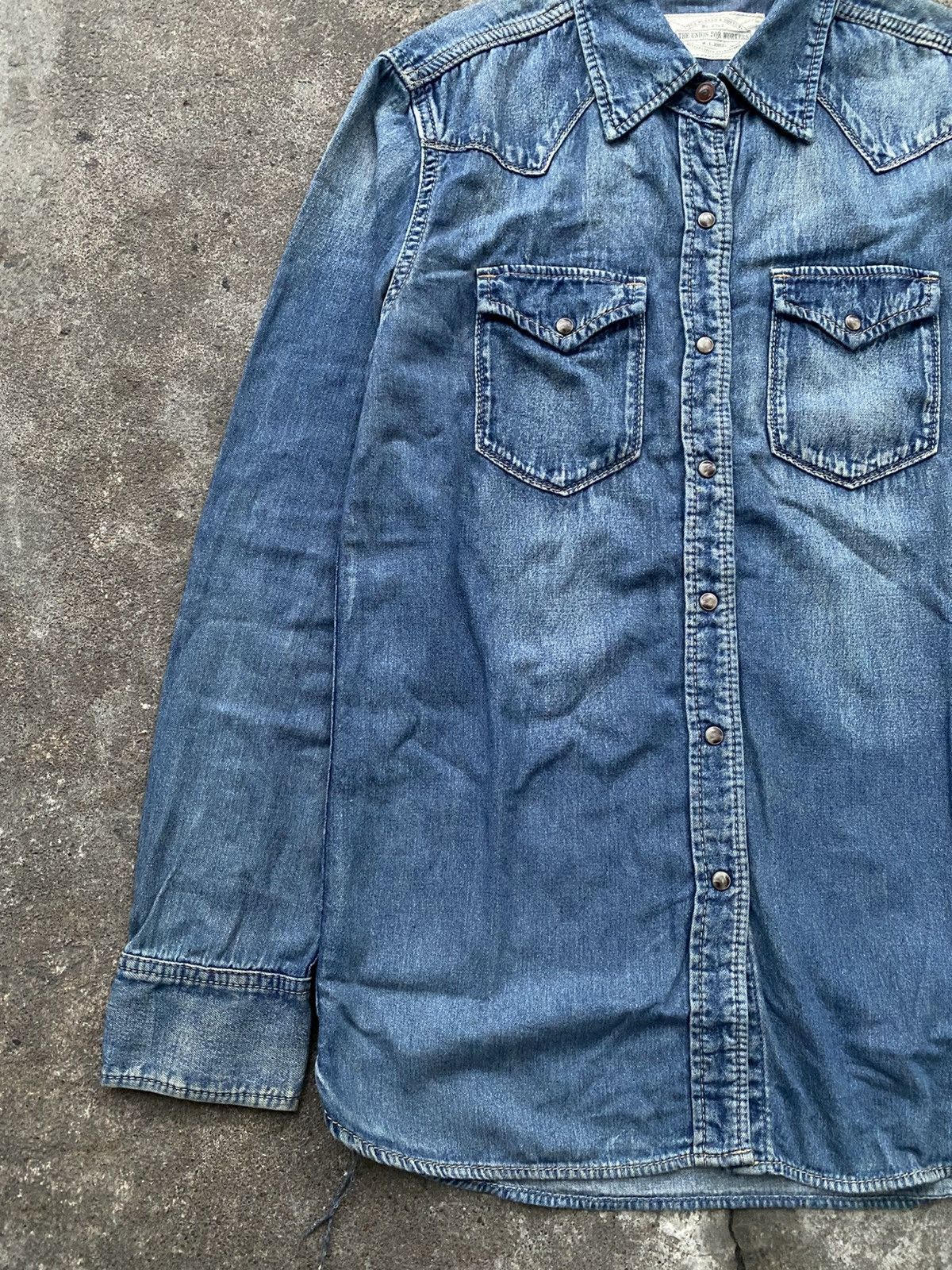 GOA G.O.A WORKER AND SUPPLY DENIM SHIRT Size US M / EU 48-50 / 2 - 2 Thumbnail