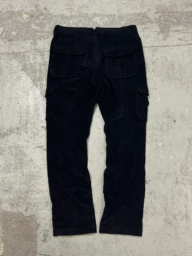 Emporio Armani AW2011 Emporio Armani Navy Corduroy Cargo Pants Size US 32 / EU 48 - 7 Thumbnail
