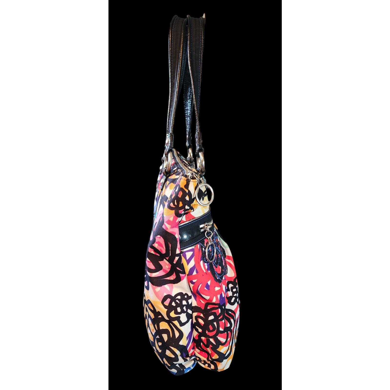 Coach Coach graffiti poppy glam, shoulder with matching wallet. Size ONE SIZE - 9 Thumbnail