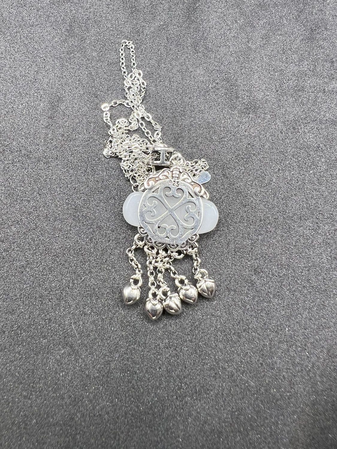Jewelry White Jade Asian Style Chain Necklace Size ONE SIZE - 5 Thumbnail
