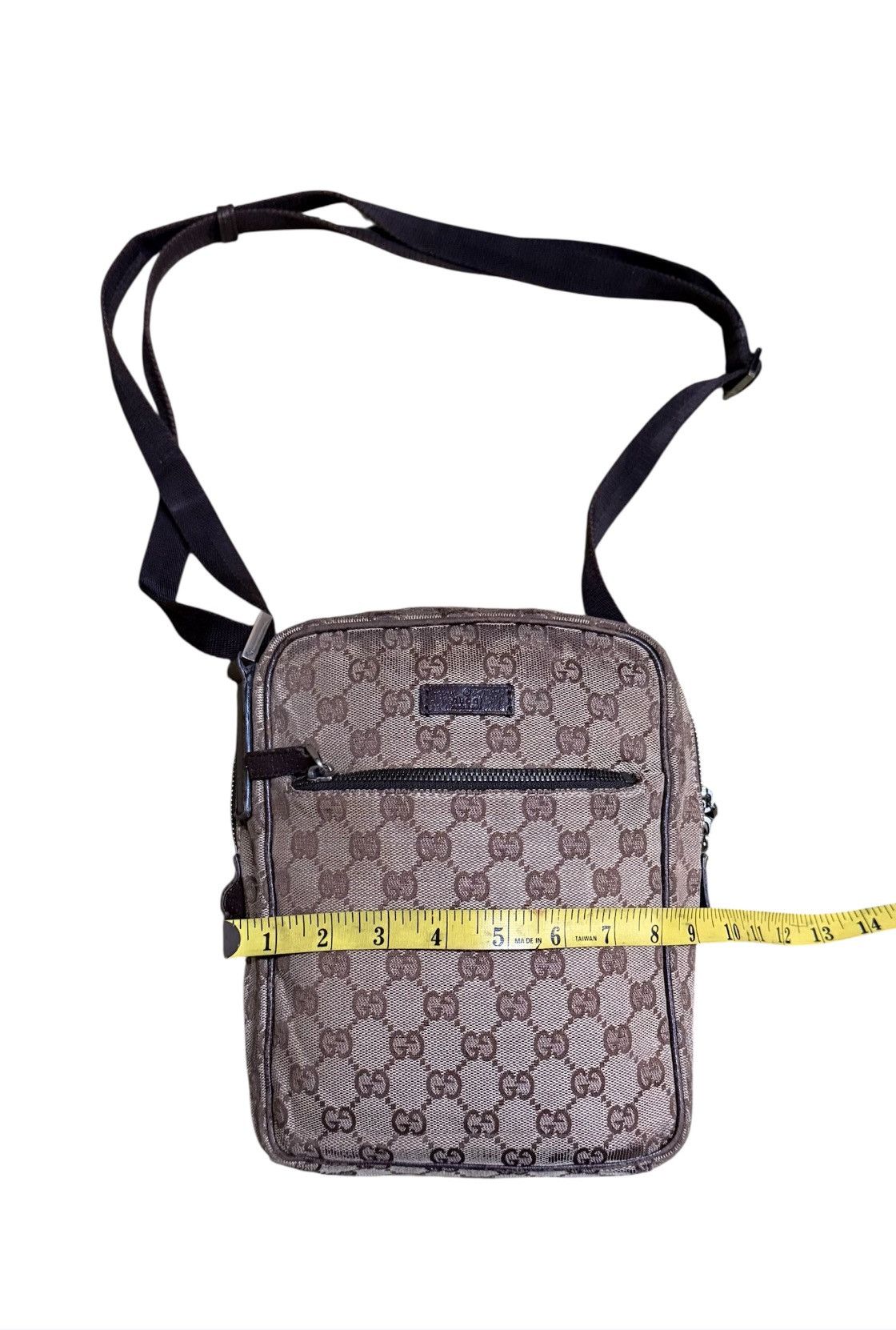 Gucci Gucci GG Crossbody Shoulder Canvas 03136 Leather Vintage Size ONE SIZE - 11 Thumbnail