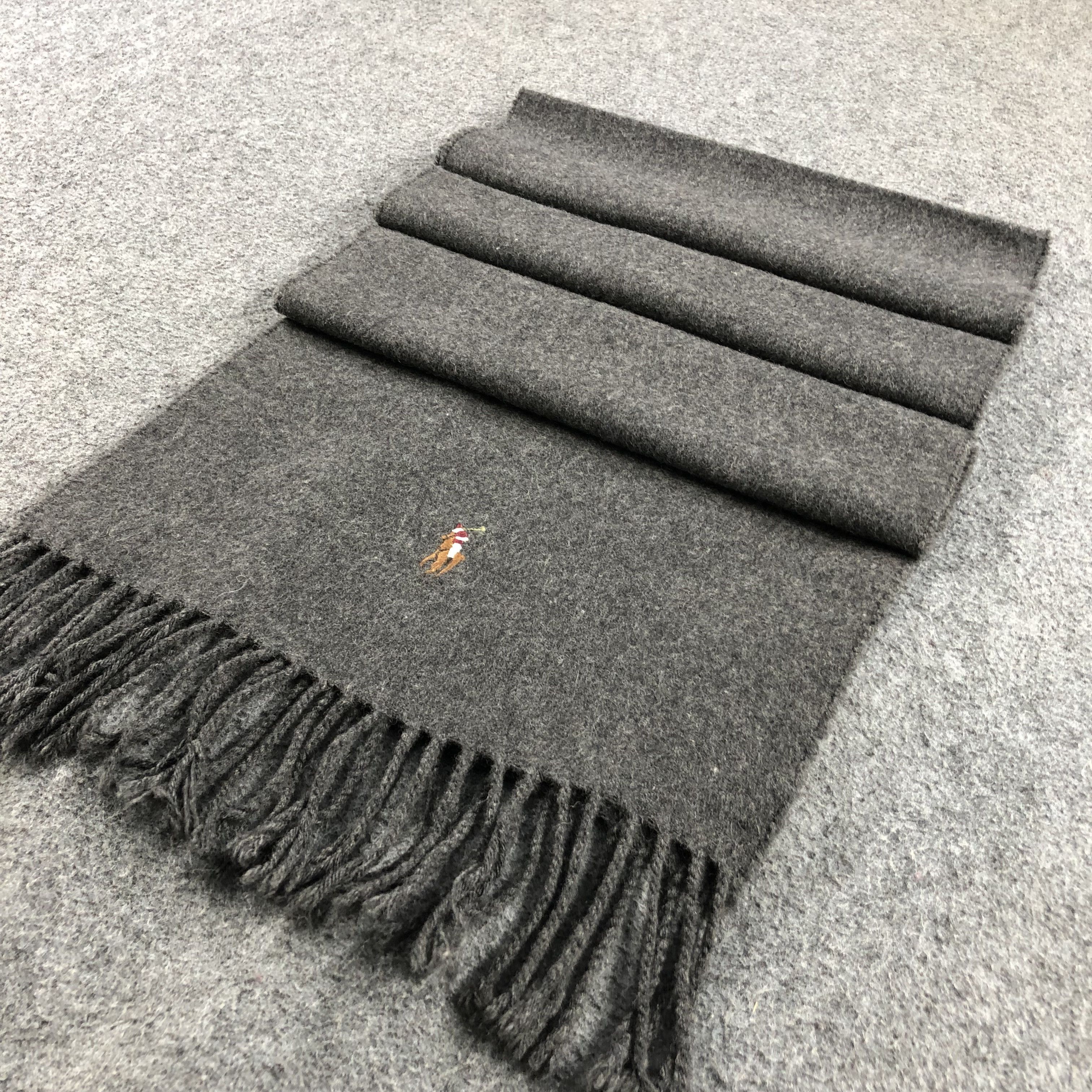 Polo Ralph Lauren Polo Ralph Lauren Wool Scarf Muffler V834 Size ONE SIZE - 3 Thumbnail