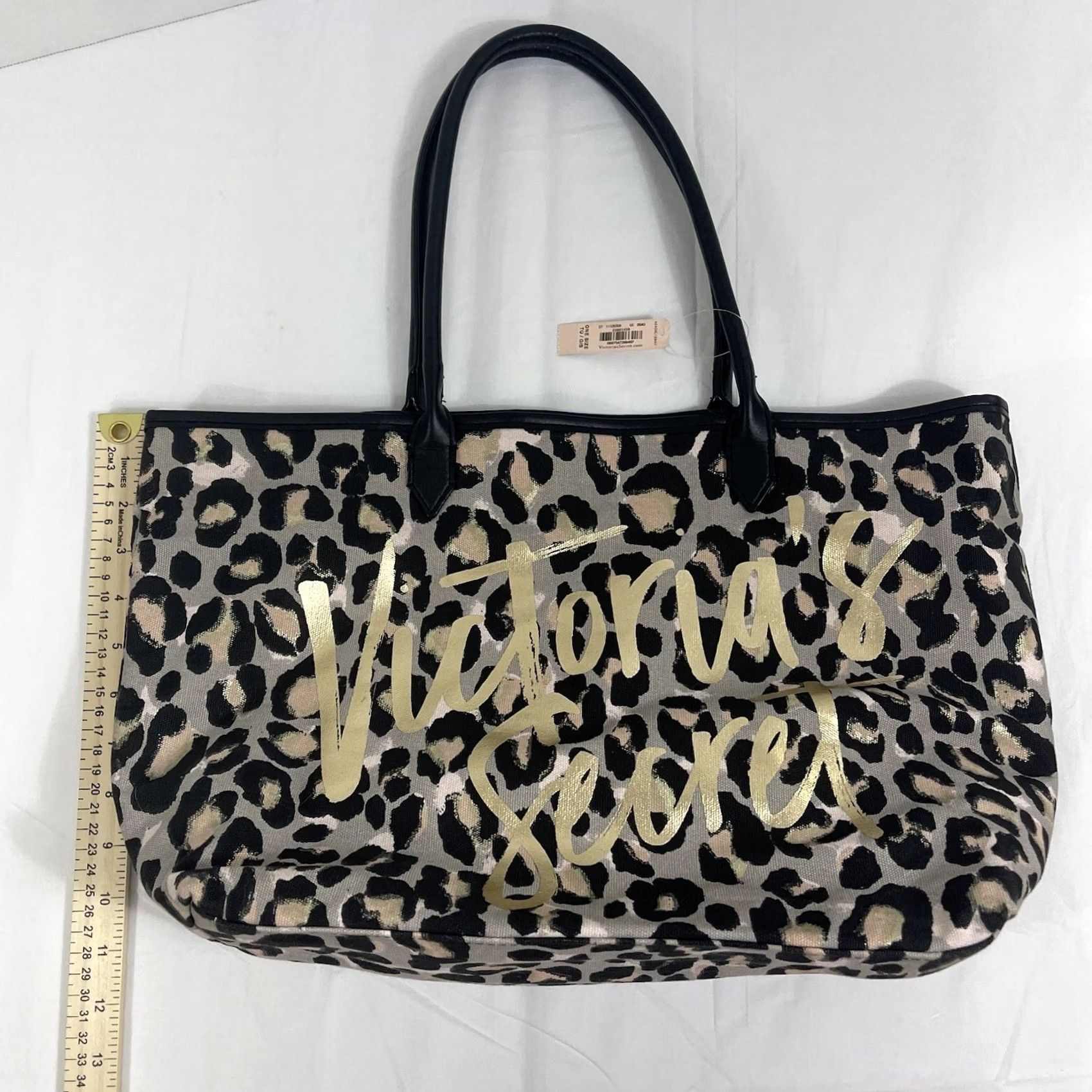 Victoria's Secret Victoria's Secret Weekender Shoulder Bag Leopard Animal Print Pink NWT 2017 Medium Women Womens Bag Size ONE SIZE - 3 Thumbnail