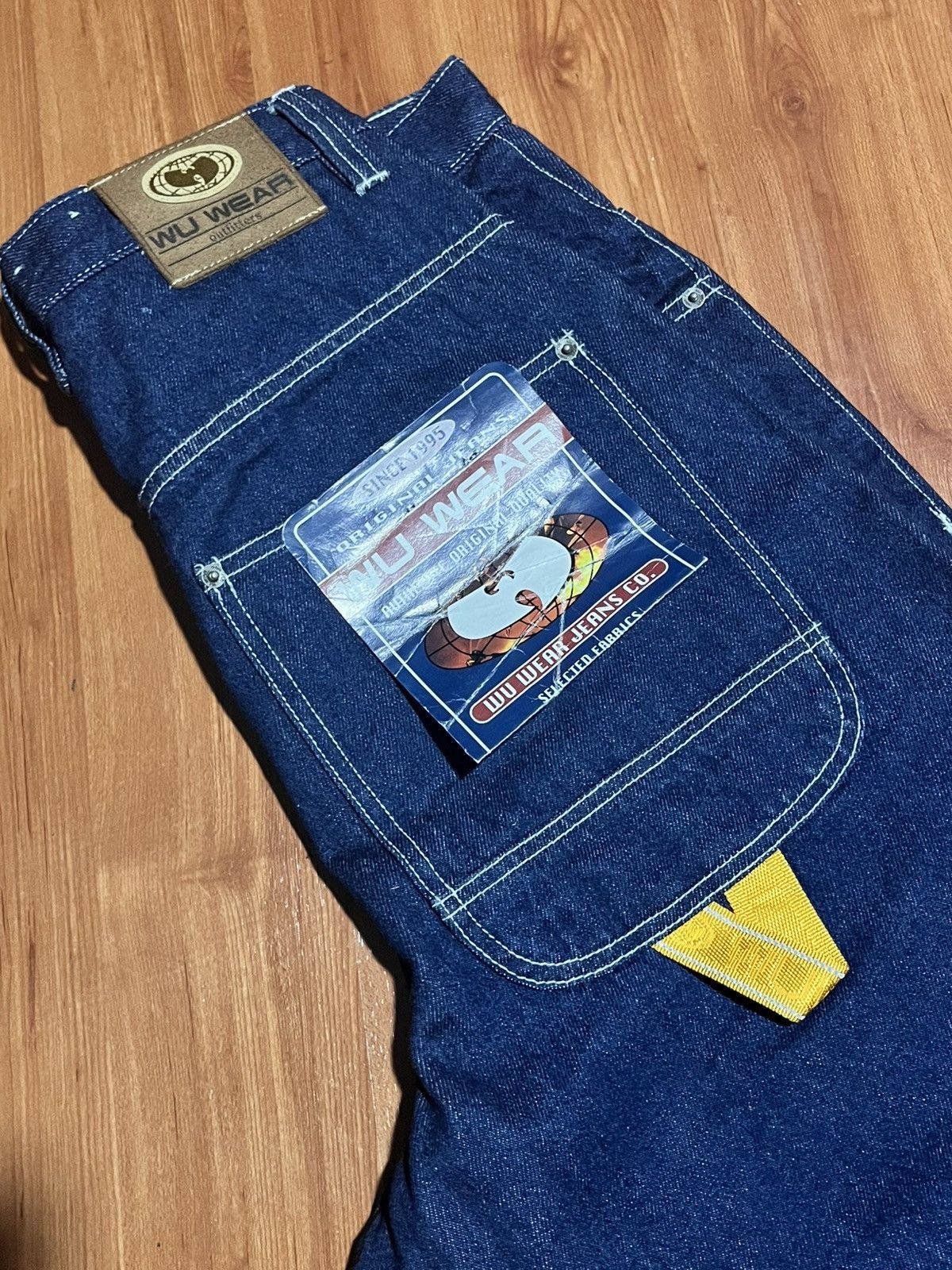 Wu-Tang Clan Vintage Rare Wu-wear Y2K carpenter jeans Size US 33 - 9 Thumbnail