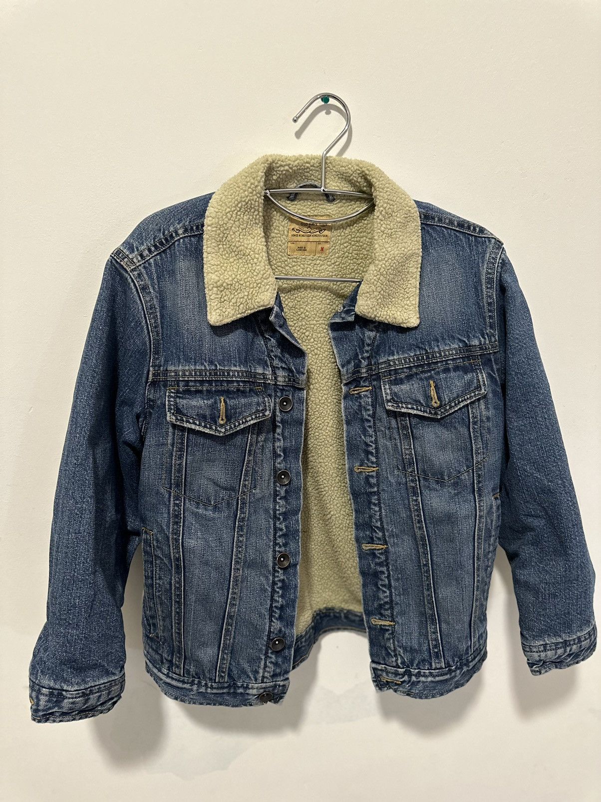 Old Navy Jean Jacket Sherpa Size US M / EU 48-50 / 2 - 1 Thumbnail