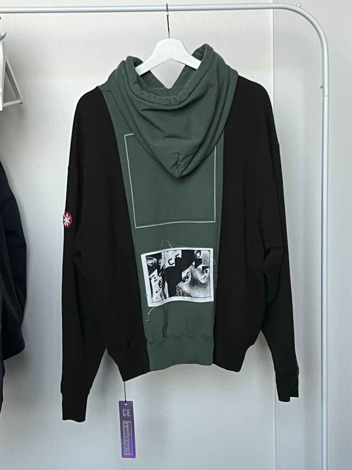 Cav Empt × Japanese Brand CAV EMPT 2024 Panelled Two Tone Hoodie Size US M / EU 48-50 / 2 - 2 Thumbnail