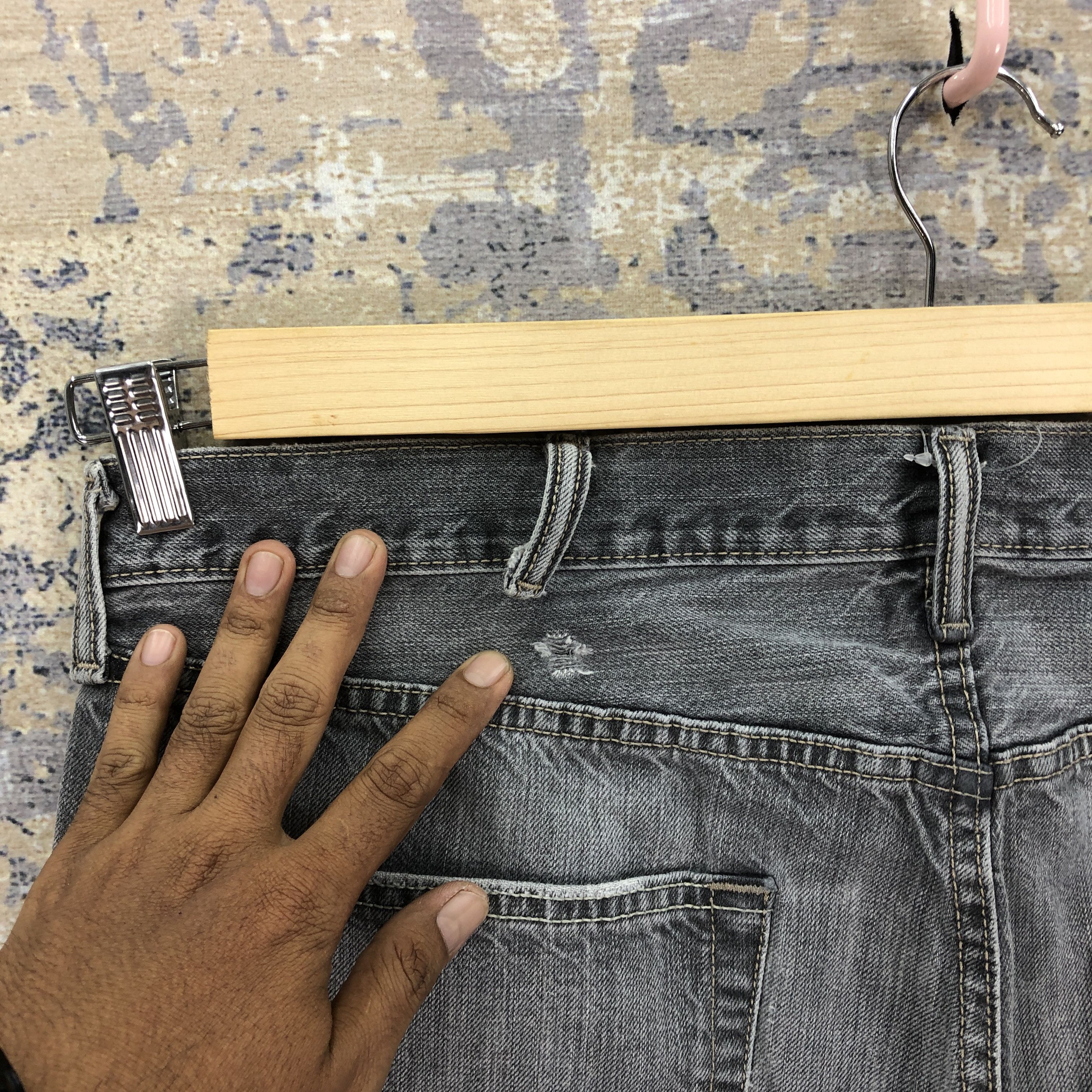 Levi's × Vintage Vintage Levis 501 Faded Black Jeans Levi's Ash Gray Denim Size US 36 / EU 52 - 6 Thumbnail