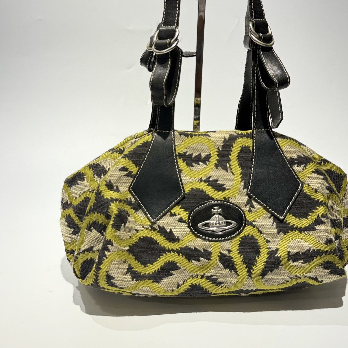 Vivienne Westwood Vivienne Westwood Woven Rare Squiggle Jacquard Yasmine Bag Size ONE SIZE - 2 Thumbnail
