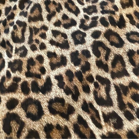 Michael Kors 𝅺Michael Kors Leopard Animal Print Top Lace Shoulders Women Size XS / US 0-2 / IT 36-38 - 13 Thumbnail