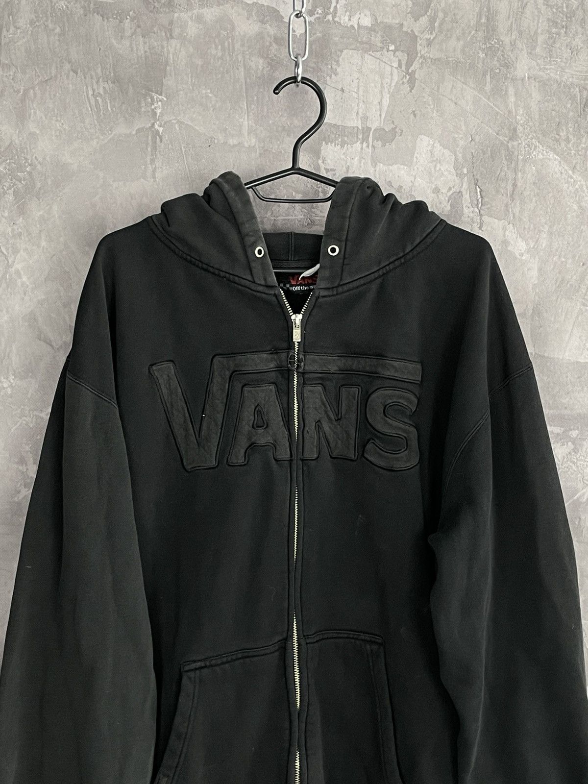 Vans Vintage Faded Vans Jessie Pinkman Style Zip Hoodie Size US L / EU 52-54 / 3 - 2 Thumbnail