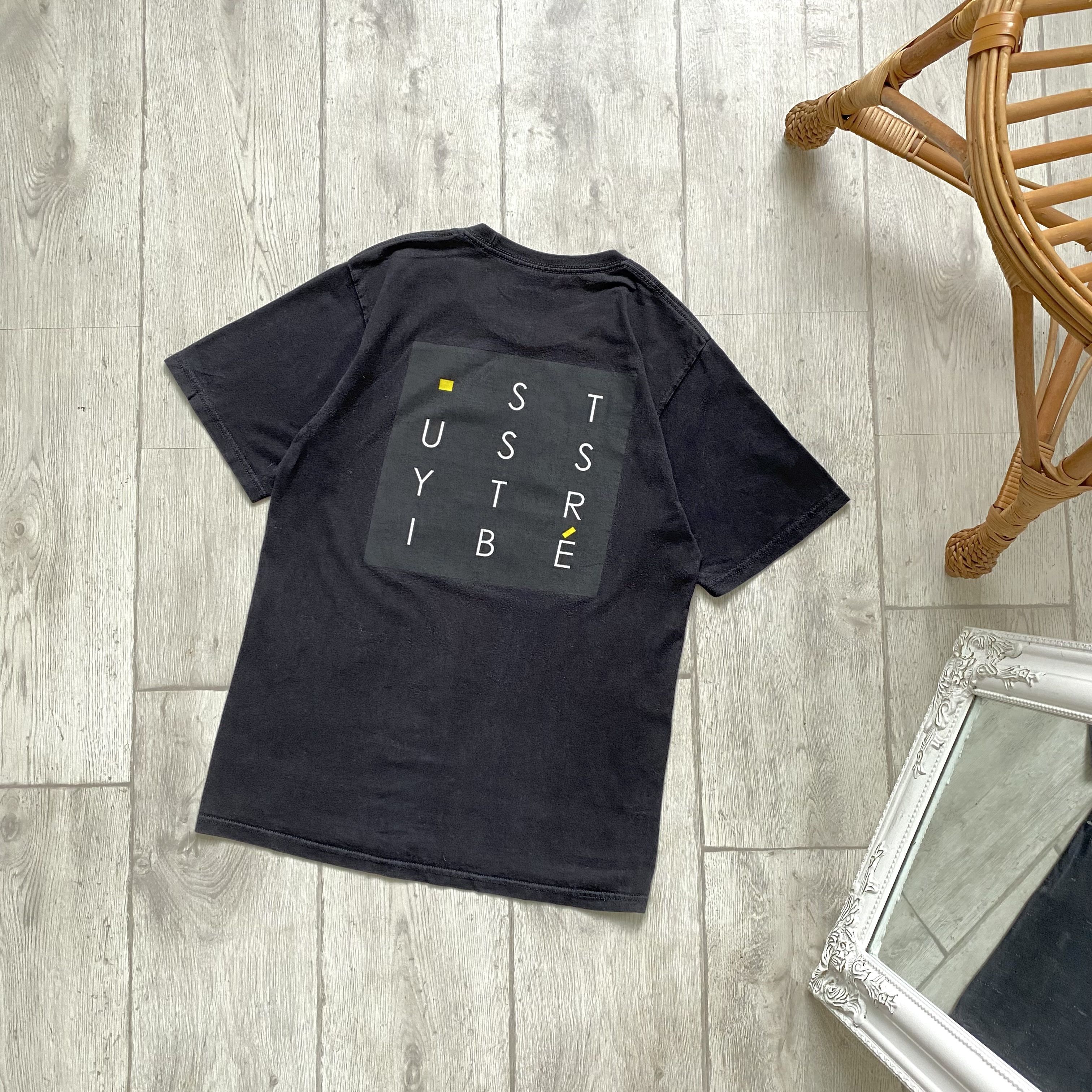 Stussy vintage stussy tribe tee vintage big print t shirt faded