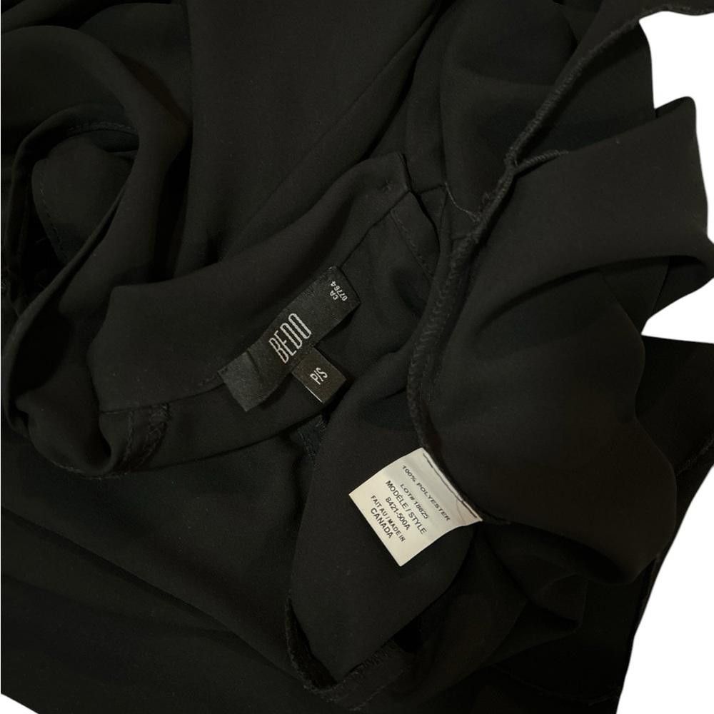 Designer Elegant Black sheer Sleeveless Dress Size XS / US 0-2 / IT 36-38 - 5 Thumbnail