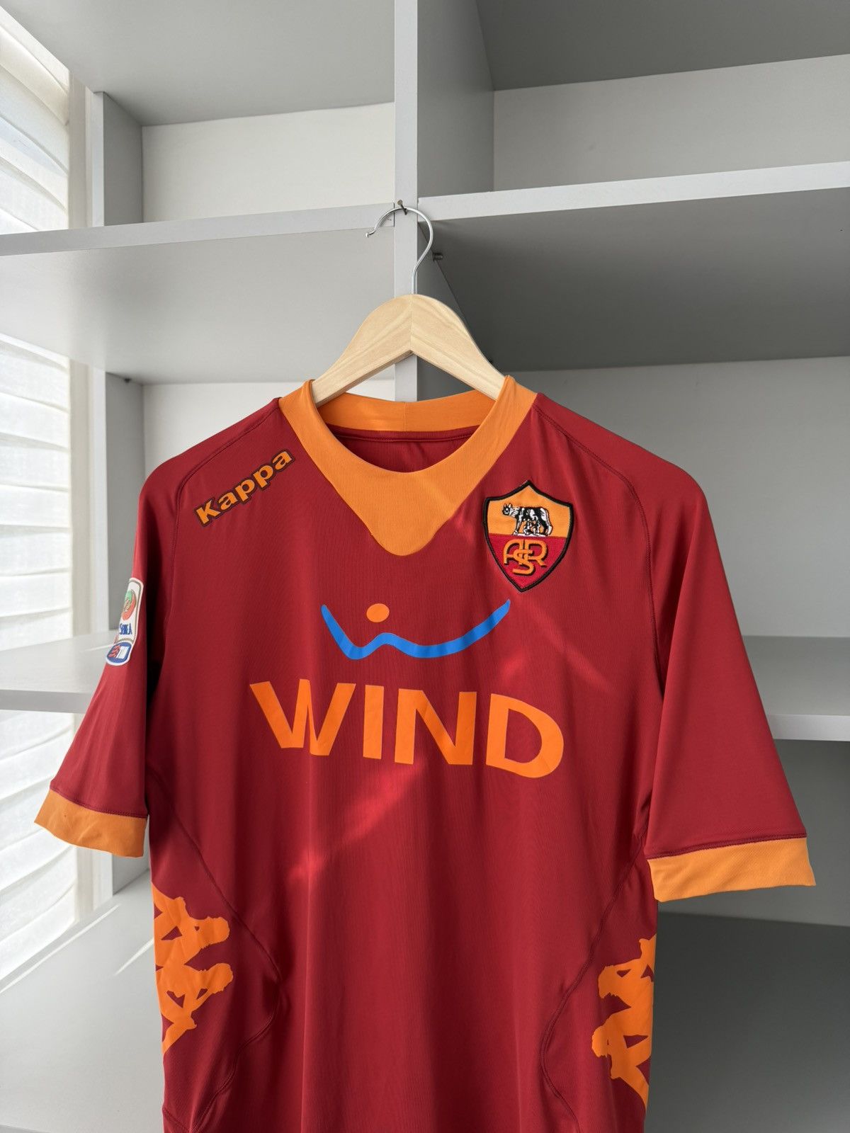 Kappa Kappa AS Roma Italy Tim 2011 2012 Home Jersey Size US M / EU 48-50 / 2 - 3 Thumbnail