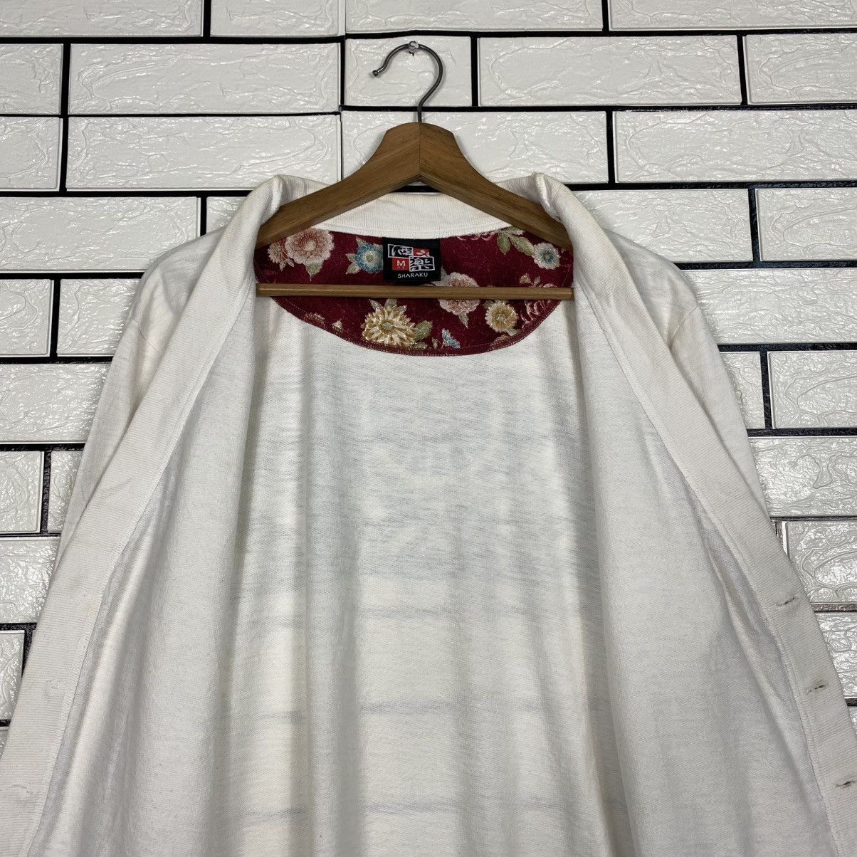 Kapital Vintage Button Cardigan Jacket Sharaku Navajo Native Design Size US M / EU 48-50 / 2 - 15 Thumbnail