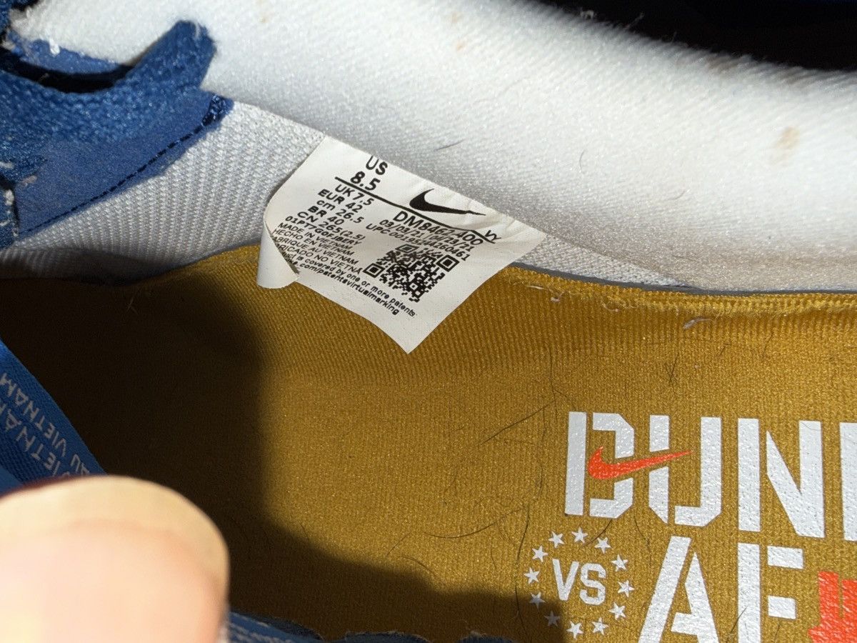 Nike × Undefeated Nike Air Force 1 Low SP ‘ Undefeated 5 On It Croc ’ Size US 8.5 / EU 41-42 - 4 Thumbnail