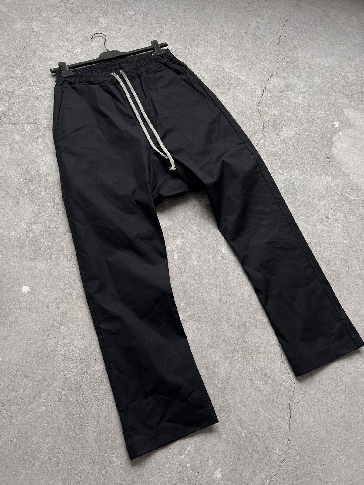 Rick Owens SS24 LIDO RICK OWENS BLACK PANTS Size US 38 / EU 54 - 6 Thumbnail