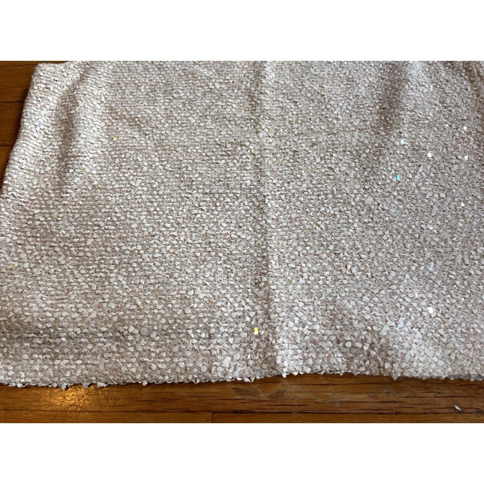 St. John St John Evening 2 Piece Sweater Tank Top Set Women's S Ivory Textured Sequins Size S / US 4 / IT 40 - 3 Thumbnail